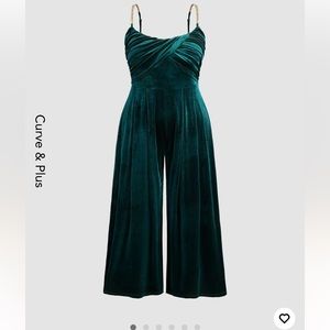 Cider velvet jumpsuit